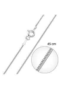 Obrázok pre Strieborná retiazka okrúhla dĺžka 45 cm 30014