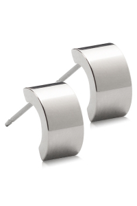 Nealergénne náušnice z lekárskeho titánu Polkrúžky 10 mm Obrázok pre Nealergénne náušnice z lekárskeho titánu Polkrúžky 10 mm